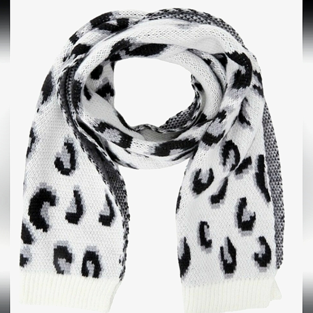 VIRGINIA WOLF LEOPARD PRINT SCARF